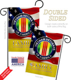 US Vietnam Veterans Family Honor - Military Americana Vertical Impressions Decorative Flags HG108614 Made In USA