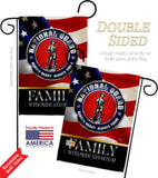 US National Guard Family Honor - Military Americana Vertical Impressions Decorative Flags HG108616 Made In USA