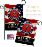 US National Guard Family Honor - Military Americana Vertical Impressions Decorative Flags HG108616 Made In USA