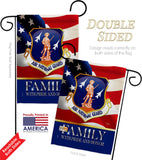 US Air National Guard Family Honor - Military Americana Vertical Impressions Decorative Flags HG108618 Made In USA