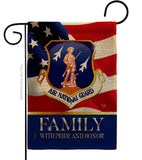 US Air National Guard Family Honor - Military Americana Vertical Impressions Decorative Flags HG108618 Made In USA