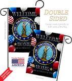 Welcome Home Army National Guard - Military Americana Vertical Impressions Decorative Flags HG108631 Made In USA