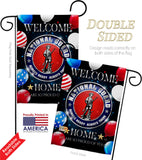 Welcome Home National Guard - Military Americana Vertical Impressions Decorative Flags HG108633 Made In USA