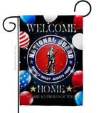 Welcome Home National Guard - Military Americana Vertical Impressions Decorative Flags HG108633 Made In USA