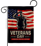 Honor Our Veterans - Military Americana Vertical Impressions Decorative Flags HG108638 Made In USA