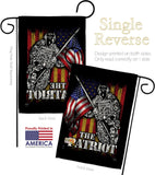 The Patriot - Military Americana Vertical Impressions Decorative Flags HG108639 Made In USA