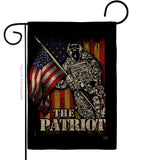 The Patriot - Military Americana Vertical Impressions Decorative Flags HG108639 Made In USA