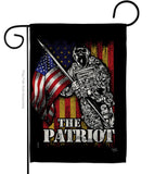 The Patriot - Military Americana Vertical Impressions Decorative Flags HG108639 Made In USA