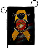 Support Marine Corps - Military Americana Vertical Impressions Decorative Flags HG108645 Made In USA