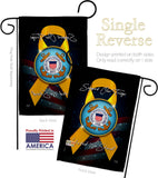 Support Coast Guard - Military Americana Vertical Impressions Decorative Flags HG108649 Made In USA