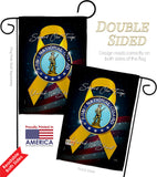 Support Army National Guard - Military Americana Vertical Impressions Decorative Flags HG108650 Made In USA