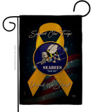 Support Seabees - Military Americana Vertical Impressions Decorative Flags HG108652 Made In USA