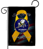 Support Seabees - Military Americana Vertical Impressions Decorative Flags HG108652 Made In USA