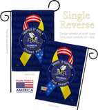 Support Seabees Troops - Military Americana Vertical Impressions Decorative Flags HG108656 Made In USA