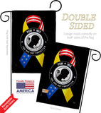 Support POW MIA Troops - Military Americana Vertical Impressions Decorative Flags HG108663 Made In USA