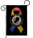 Support POW MIA Troops - Military Americana Vertical Impressions Decorative Flags HG108663 Made In USA