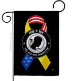 Support POW MIA Troops - Military Americana Vertical Impressions Decorative Flags HG108663 Made In USA