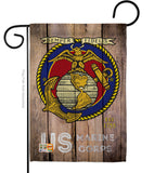 US Marine Corps - Military Americana Vertical Impressions Decorative Flags HG137083 Made In USA