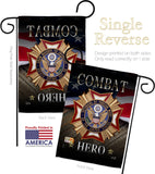 Veterans Hero - Military Americana Vertical Impressions Decorative Flags HG137166 Made In USA