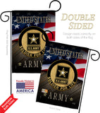 US Army Soldier for Life - Military Americana Vertical Impressions Decorative Flags HG137170 Made In USA