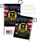 US Army Soldier for Life - Military Americana Vertical Impressions Decorative Flags HG137170 Made In USA