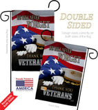 We will Never Forget - Military Americana Vertical Impressions Decorative Flags HG137171 Made In USA