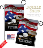 We will Never Forget - Military Americana Vertical Impressions Decorative Flags HG137171 Made In USA