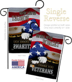 We will Never Forget - Military Americana Vertical Impressions Decorative Flags HG137171 Made In USA