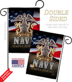 US Navy Semper Fortis - Military Americana Vertical Impressions Decorative Flags HG137172 Made In USA