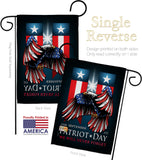 911 Patriot Day - Military Americana Vertical Impressions Decorative Flags HG137289 Made In USA