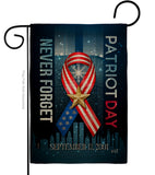 911 Never Forget - Military Americana Vertical Impressions Decorative Flags HG137290 Made In USA