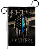 Blue Live Matter - Military Americana Vertical Impressions Decorative Flags HG137293 Made In USA