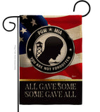 Not Forgotten POW MIA - Military Americana Vertical Impressions Decorative Flags HG140000 Made In USA