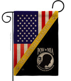 You Not Forgotten - Military Americana Vertical Impressions Decorative Flags HG140014 Made In USA