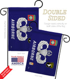 Airborne - Military Americana Vertical Impressions Decorative Flags HG140302 Made In USA