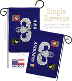 Airborne - Military Americana Vertical Impressions Decorative Flags HG140302 Made In USA