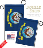 Navy - Military Americana Vertical Impressions Decorative Flags HG140306 Made In USA