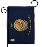 Merchant Marine - Military Americana Vertical Impressions Decorative Flags HG140347 Made In USA