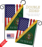 Home of Army - Military Americana Vertical Impressions Decorative Flags HG140604 Made In USA