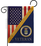 Home of Air Force - Military Americana Vertical Impressions Decorative Flags HG140606 Made In USA