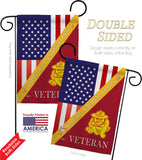 Home of USMC - Military Americana Vertical Impressions Decorative Flags HG140611 Made In USA