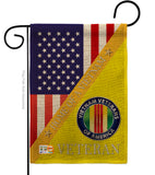 Home of Vietnam - Military Americana Vertical Impressions Decorative Flags HG140612 Made In USA