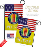 US Vietnam War - Military Americana Vertical Impressions Decorative Flags HG140621 Made In USA