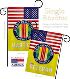 US Vietnam War - Military Americana Vertical Impressions Decorative Flags HG140621 Made In USA