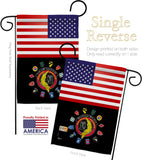 US Vietnam Veteran - Military Americana Vertical Impressions Decorative Flags HG140622 Made In USA