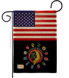 US Vietnam Veteran - Military Americana Vertical Impressions Decorative Flags HG140622 Made In USA