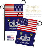 US Airborne - Military Americana Vertical Impressions Decorative Flags HG140624 Made In USA