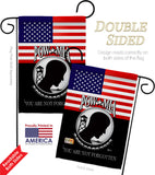 US POW MIA - Military Americana Vertical Impressions Decorative Flags HG140626 Made In USA