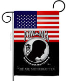 US POW MIA - Military Americana Vertical Impressions Decorative Flags HG140626 Made In USA