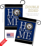 US Navy Home - Military Americana Vertical Impressions Decorative Flags HG140628 Made In USA
